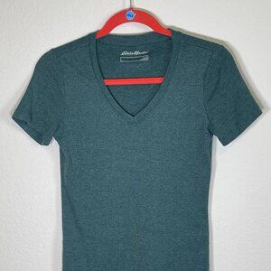 Eddie Bauer Women's V-Neck Short Sleeve Shirt